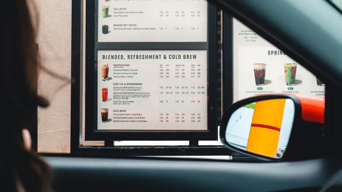 Drive Thru Menu Board Features