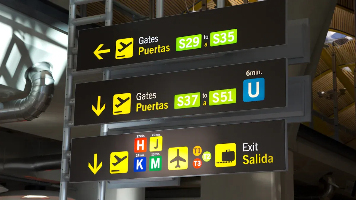 Interactive Wayfinding in Airports
