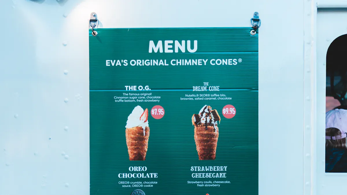How to Create an Ice Cream Digital Menu Board for Your Shop
