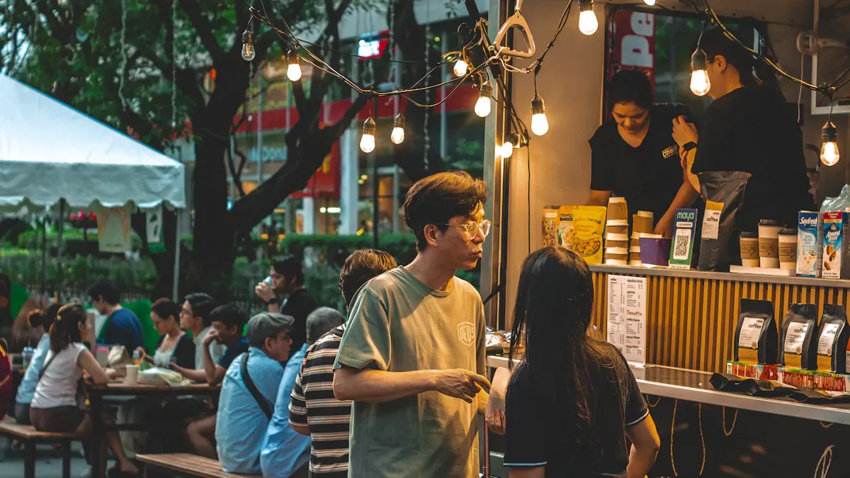 Rental options for event kiosks