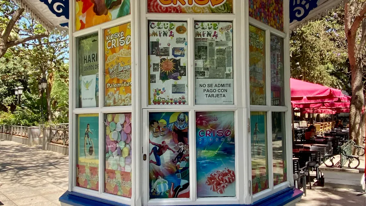 Types of outdoor kiosks