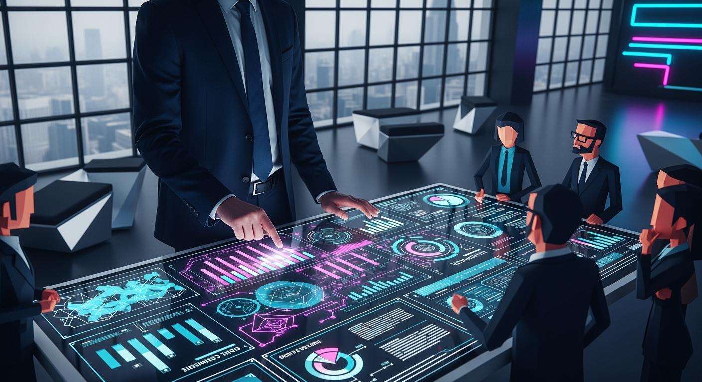 Interactive Touch Table Guide for Easy Business Presentations