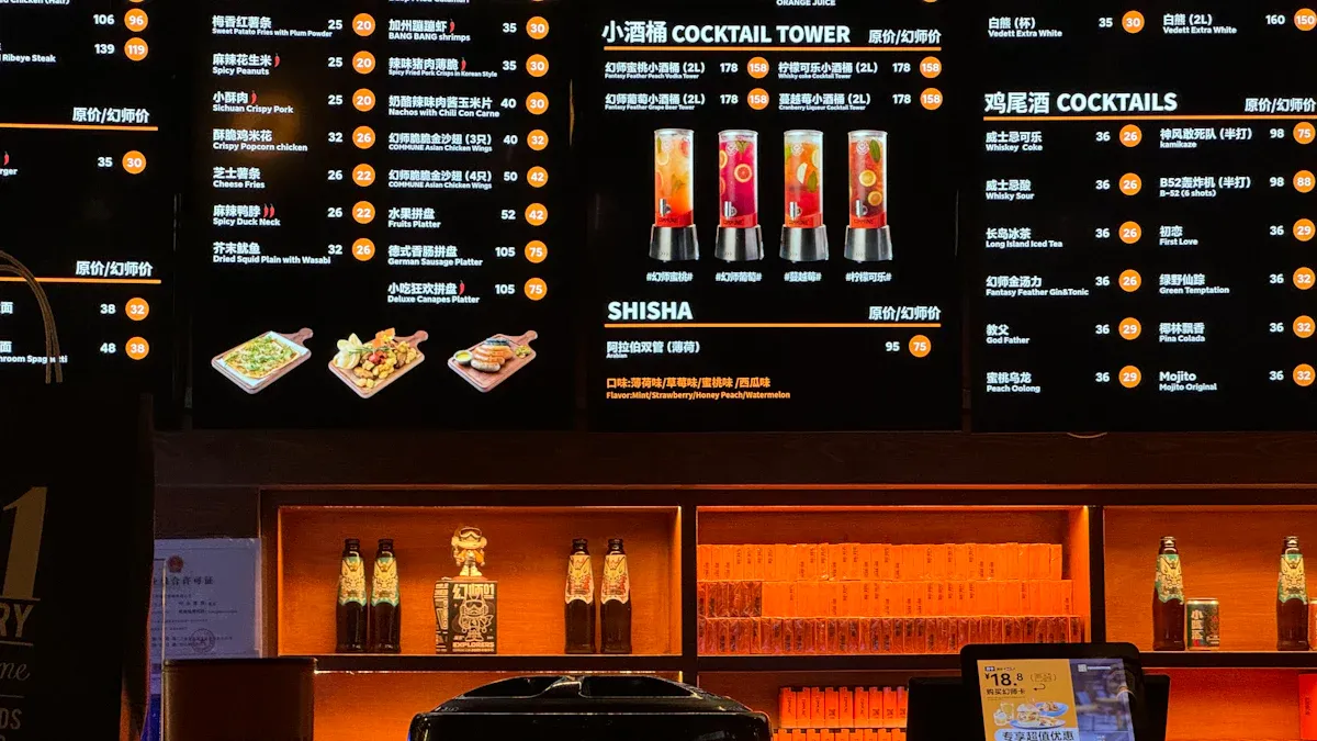 Menu Boards in Food Service