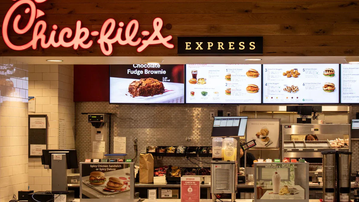 Branding & Cost Savings with Digital Menu Displays