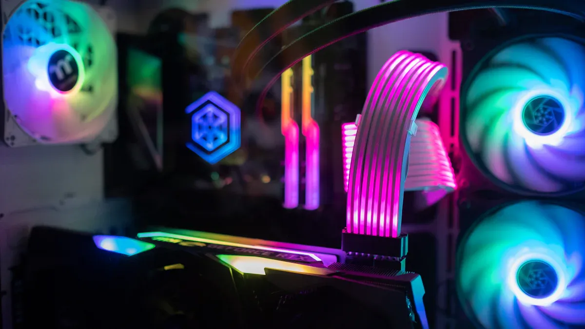 3D hologram fan in advertising and marketing