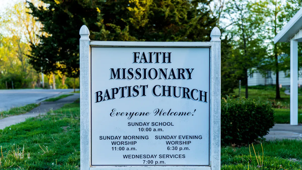 Community Outreach with Digital Signage Church