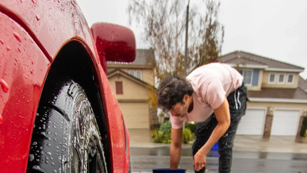 Supplies for At Home Car Wash