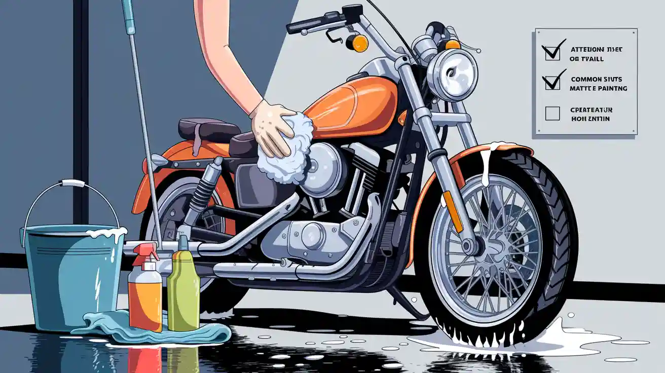 How to Avoid Common Mistakes When Foam Washing Your Motorcycle