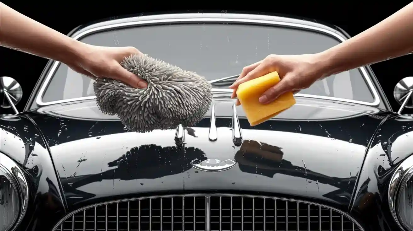 Meitai Glove Car Wash Tips Choosing Between Mitts and Sponges for the Best Results