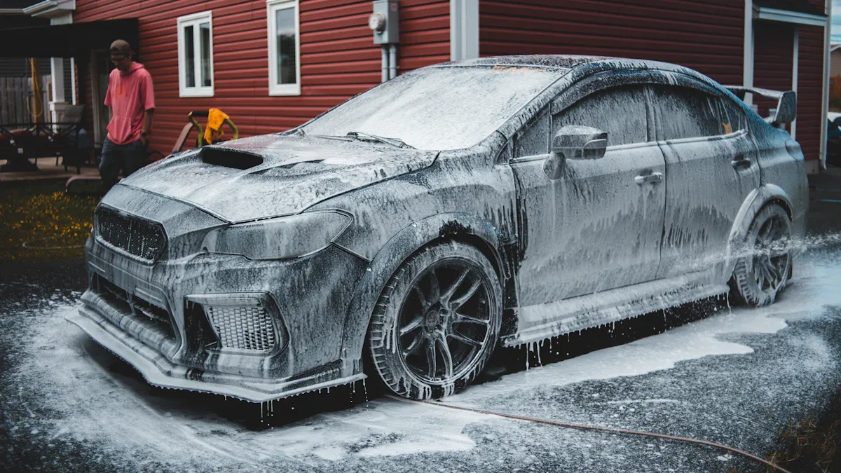 Snow Foam Pre-Wash Steps