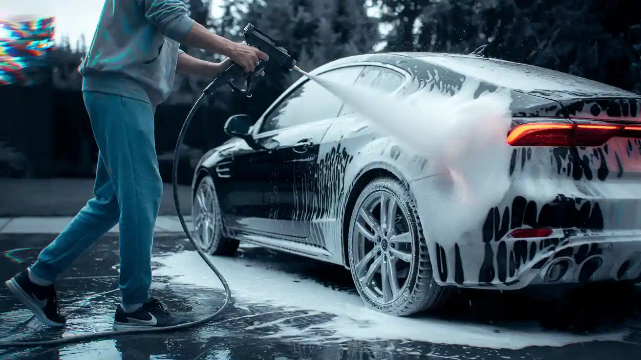 Step-by-Step Guide to Washing Your Car with a Foam Spray Gun