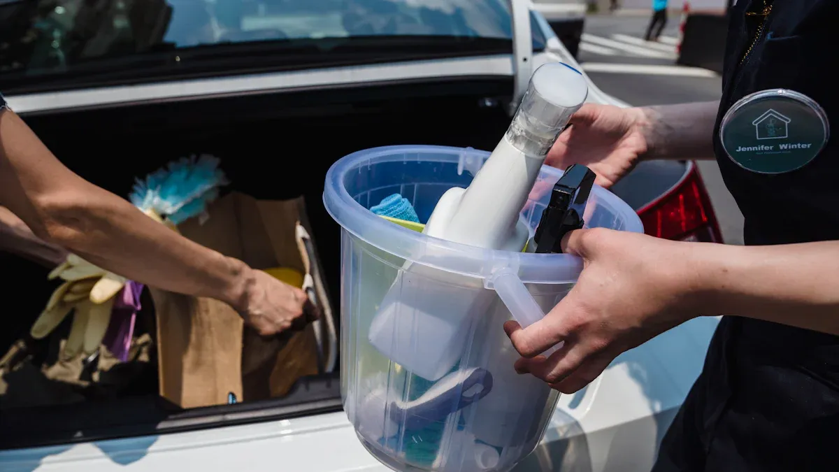 Preparation for Car Cleaning