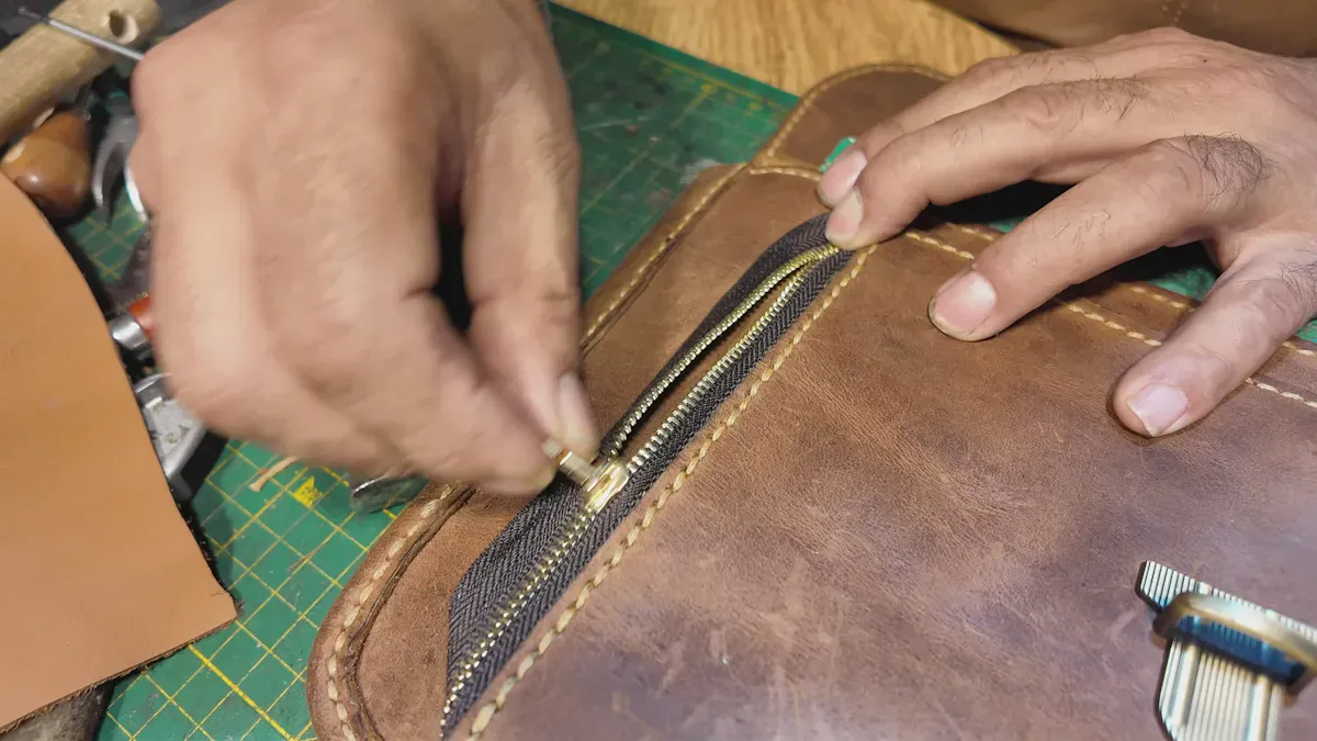 Zipper Alignment and Pressing