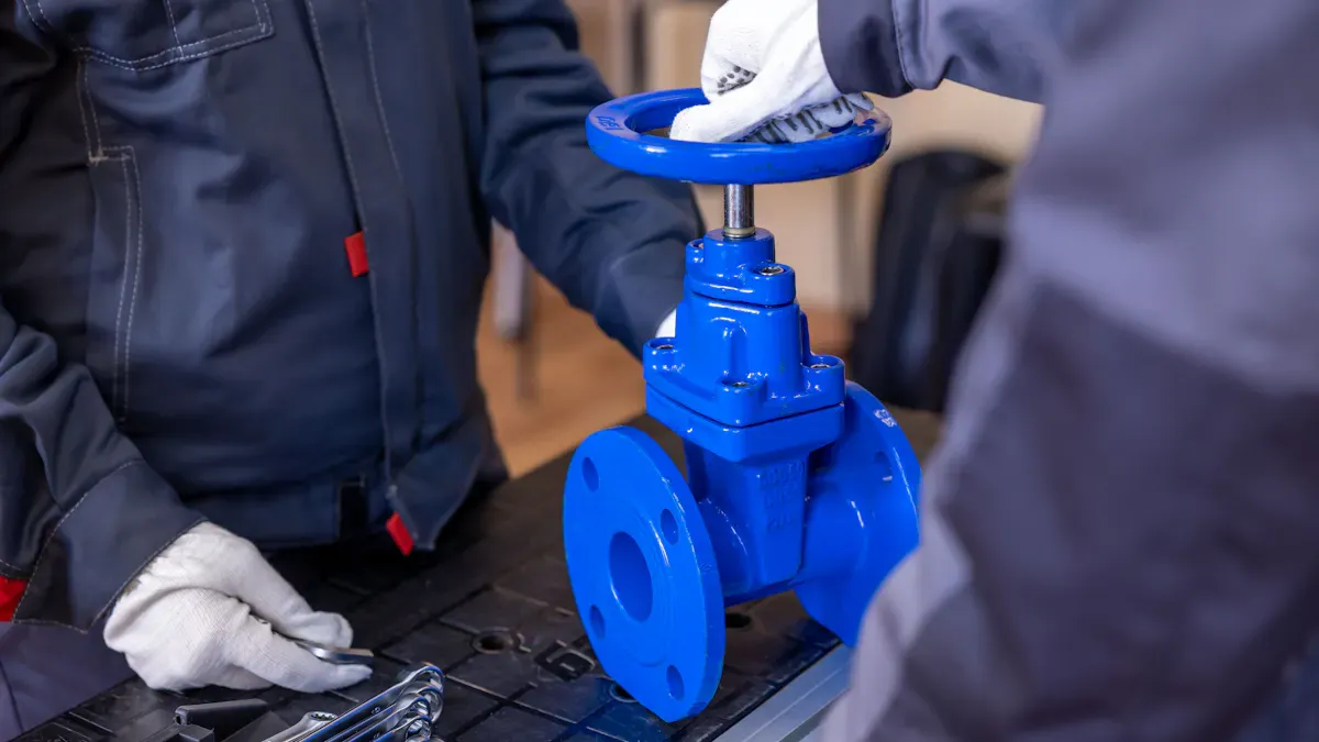 Operation of Bevel Gear Operated Gate Valve