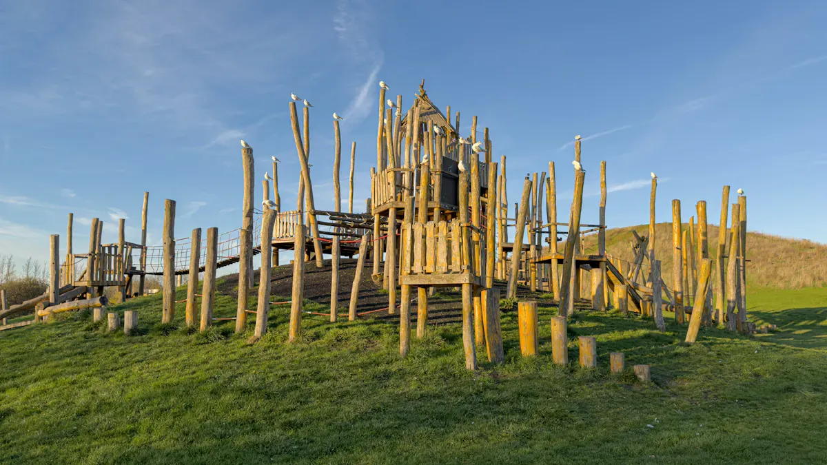 Jungle-Themed Playgrounds and Kids’ Exploration