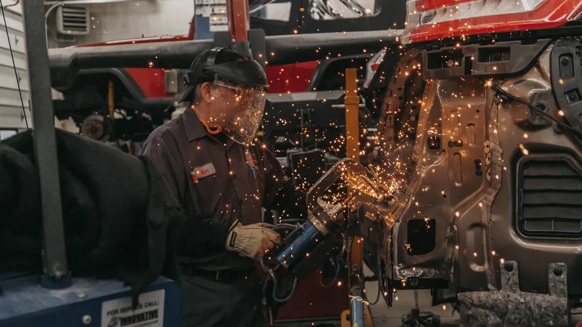 The commonly used welding method in car maintenance