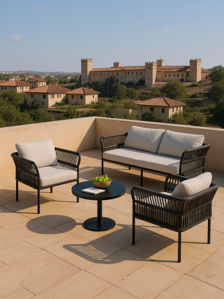 Malaga Garten Ecklounge Set (4-Sitzer)