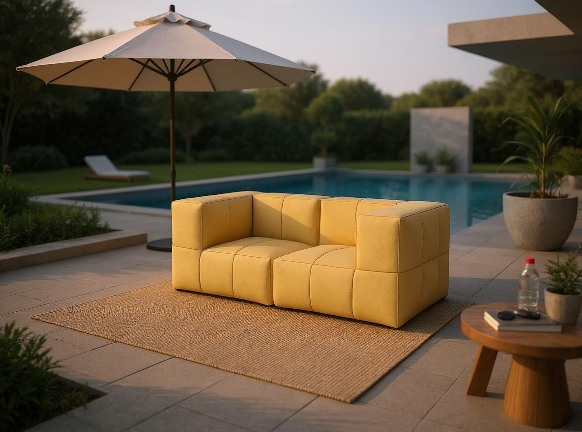 Modulares Garten-Lounge-Set Marshmallow, 2er-Set