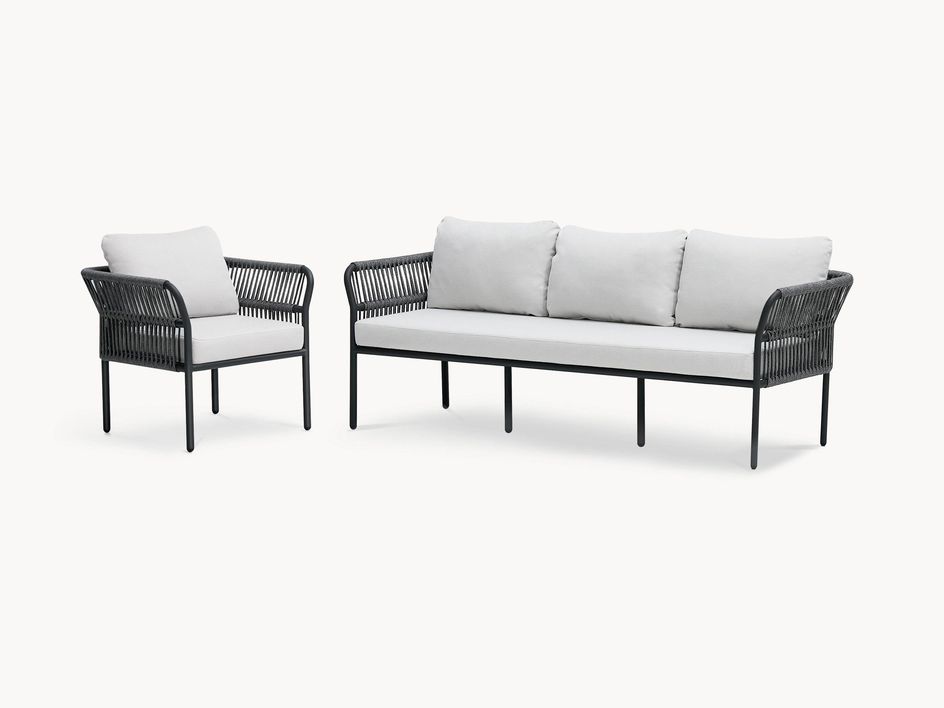 Wie viel Platz steht für das Outdoor Ecksofa zur Verfügung?