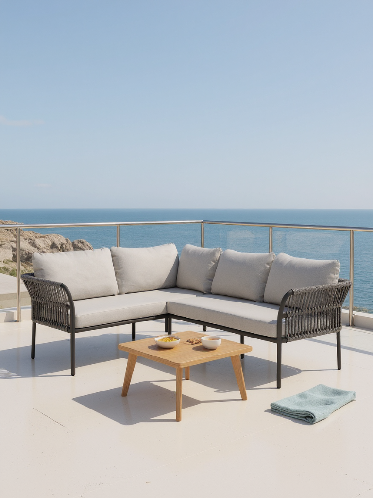 Malaga Garten Ecklounge Set (4-Sitzer)