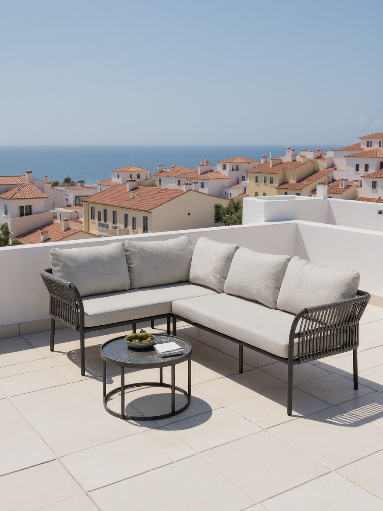 Malaga Garten Ecklounge Set (4-Sitzer)