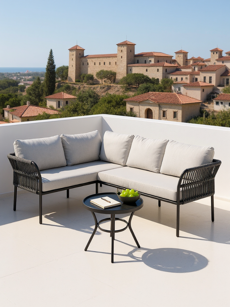 Malaga Garten Ecklounge Set (4-Sitzer)