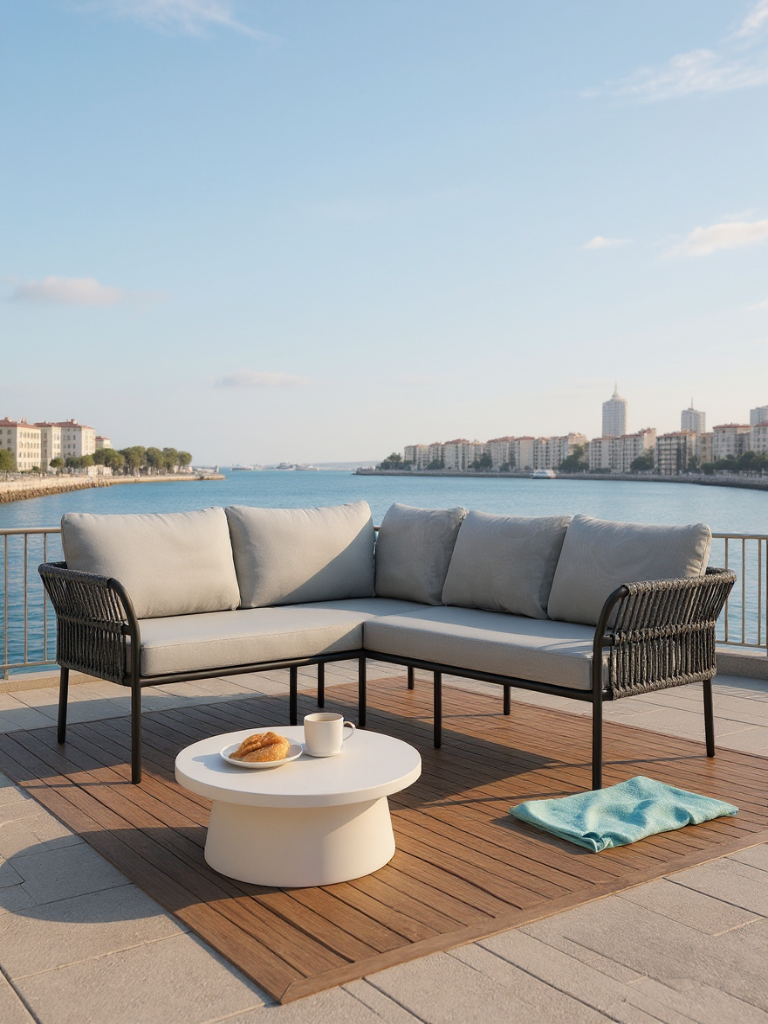 Malaga Garten Ecklounge Set (4-Sitzer)