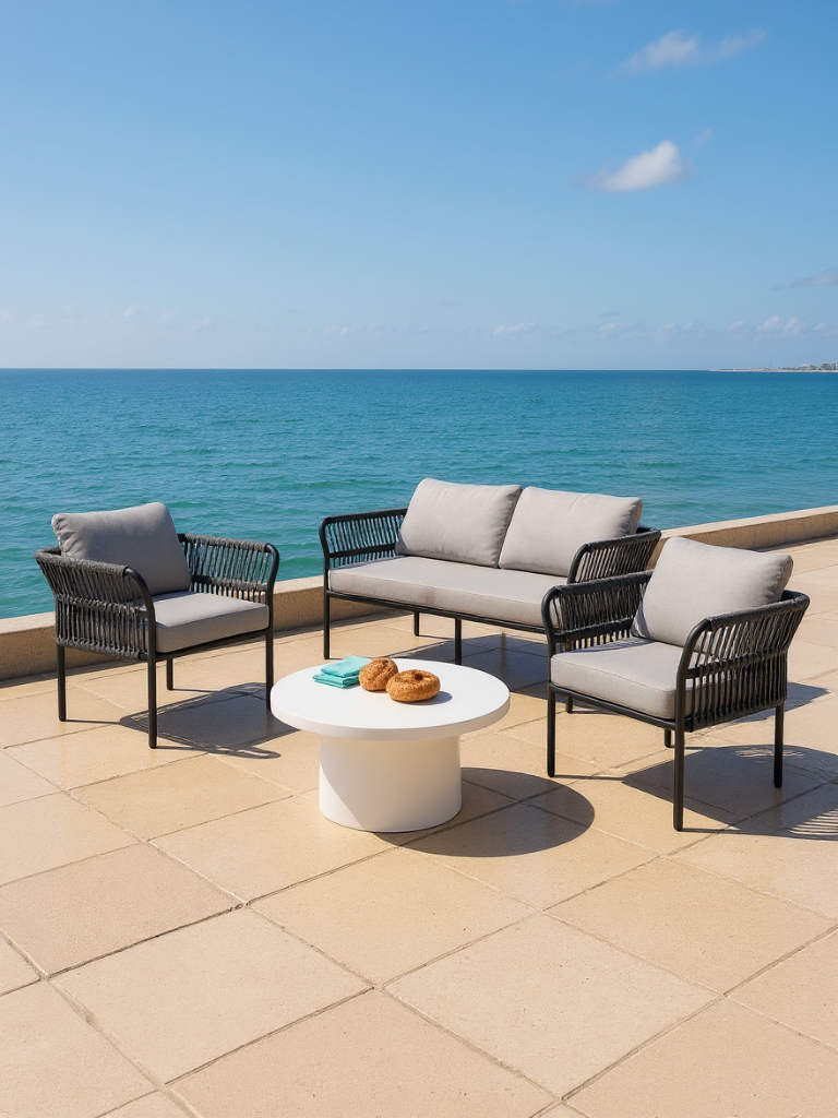 Malaga Garten Ecklounge Set (4-Sitzer)