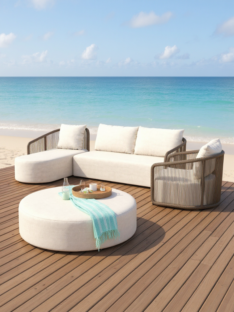 Kapalai Garten Loungesofa Set (5-Sitzer)
