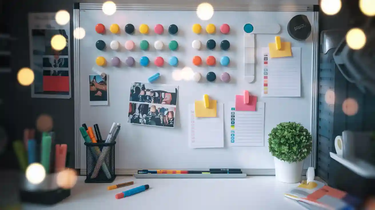 Comment utiliser des aimants colorés pour tableau blanc pour une organisation optimale