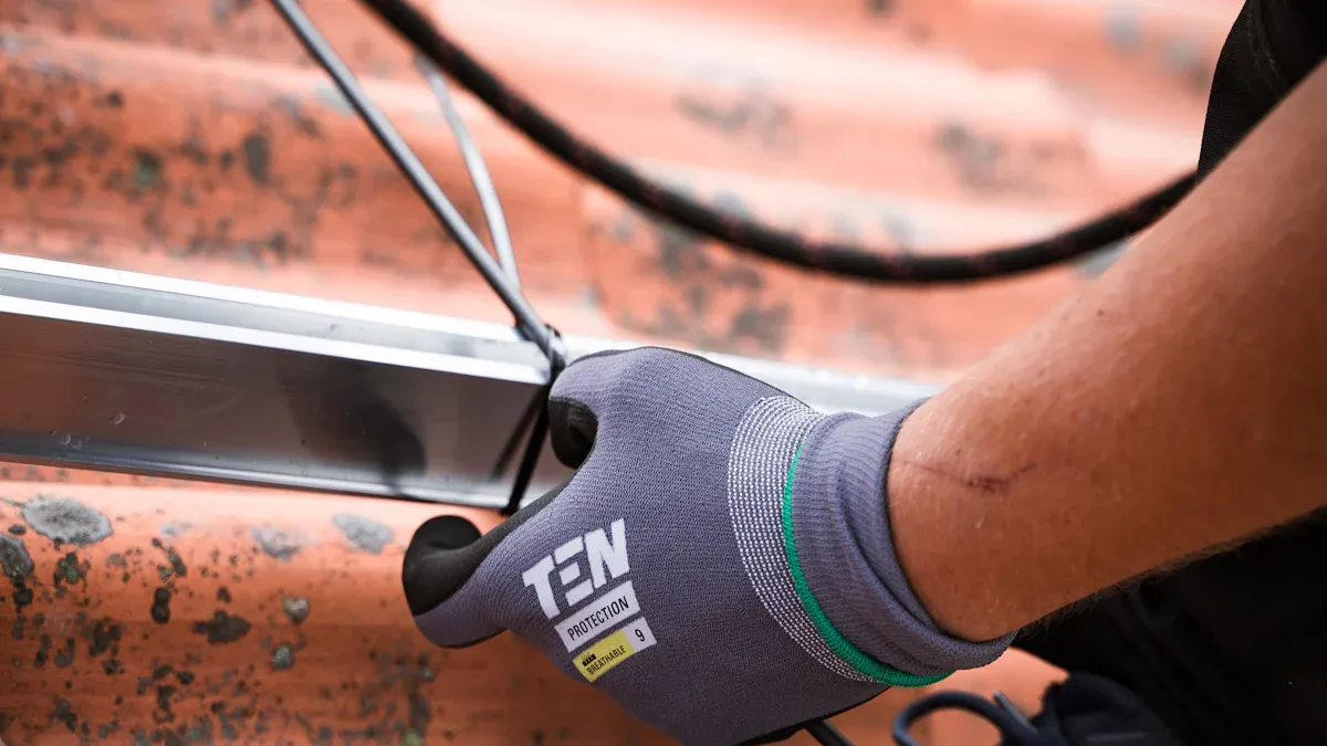 Proseso ng pag -install ng solar carport