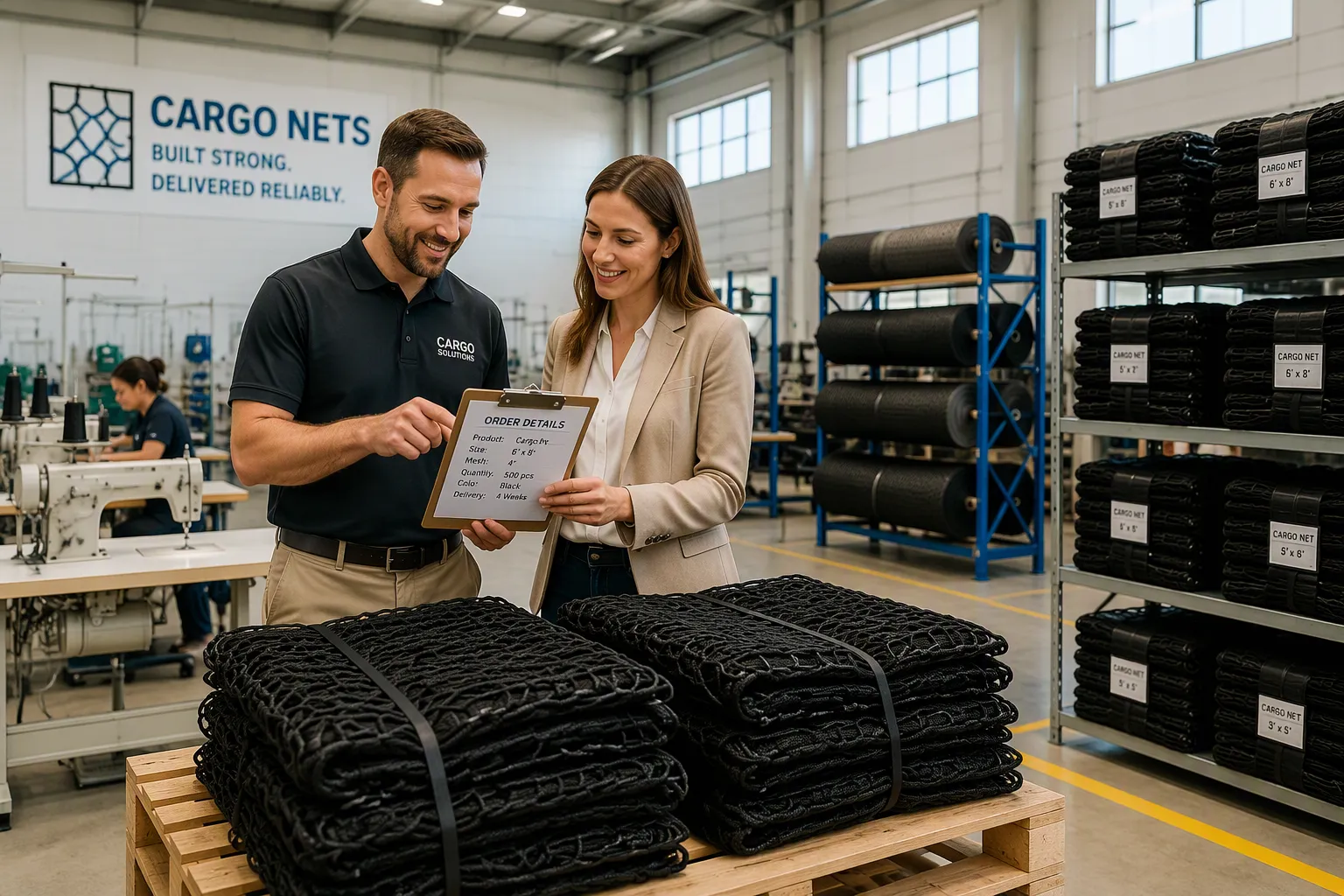 How to find a cargo net factory that can support recurring bulk orders for an established retail business