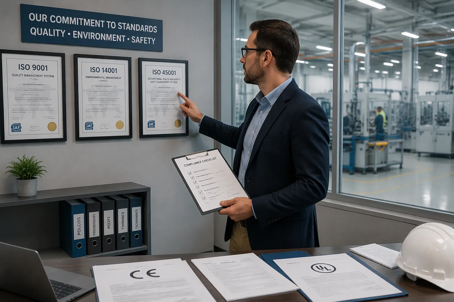 Compliance checks for any manufacturing partner