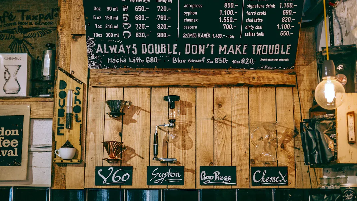 Chalkboard Wall Paint in Cafés