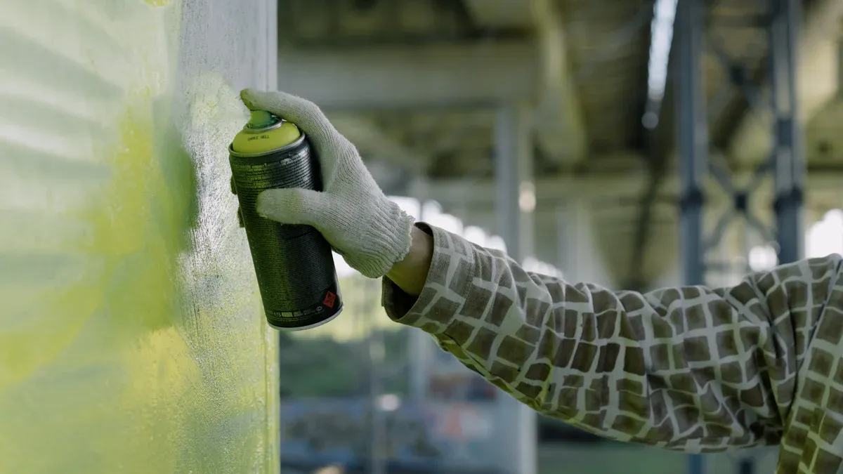 Application of Mirror Finish Spray Paint
