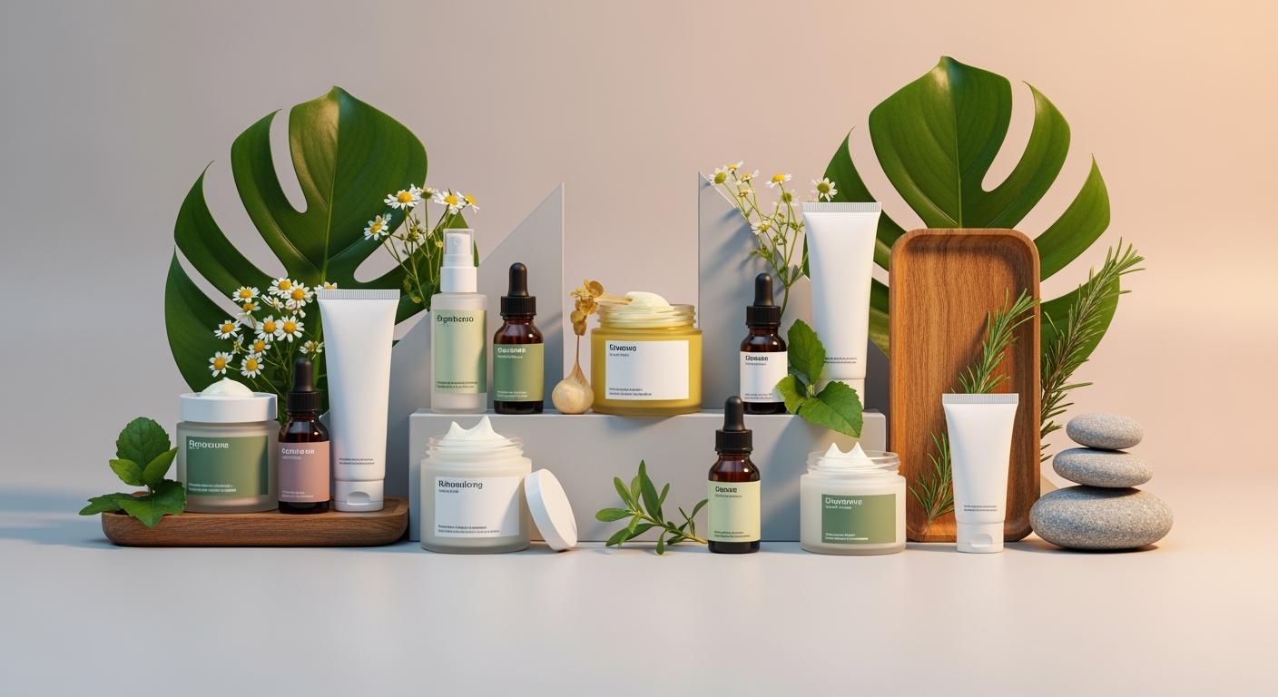 Packaging for organic skincare products
