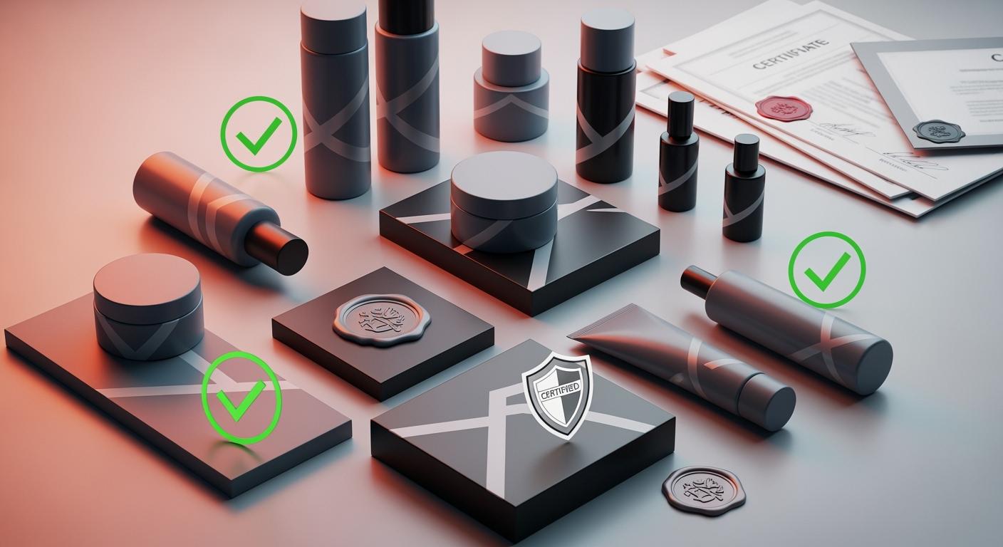 What certifications matter when buying cosmetic packaging
