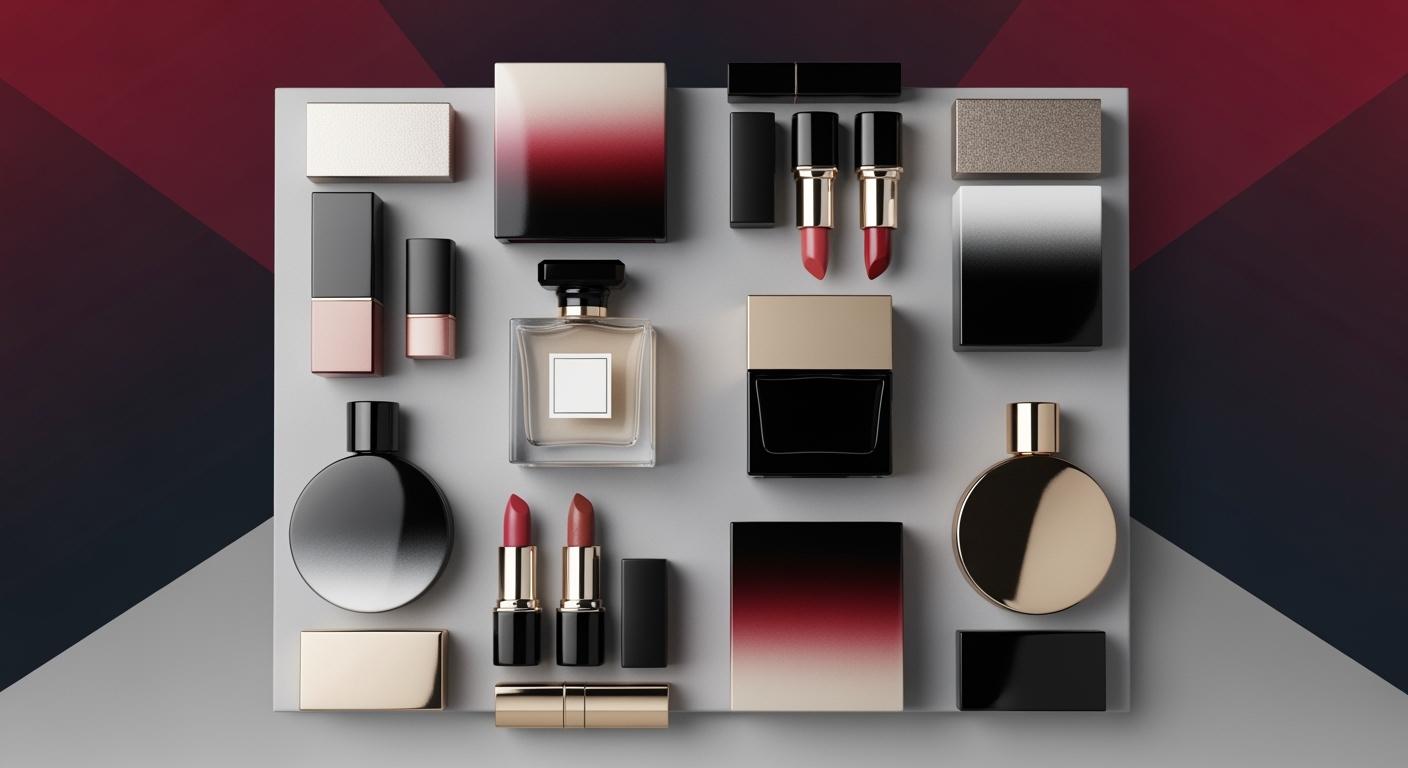 What surface finishes are popular in premium cosmetic packaging