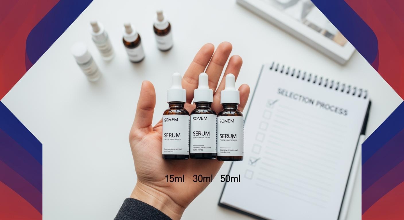How to choose the right bottle size for serum products