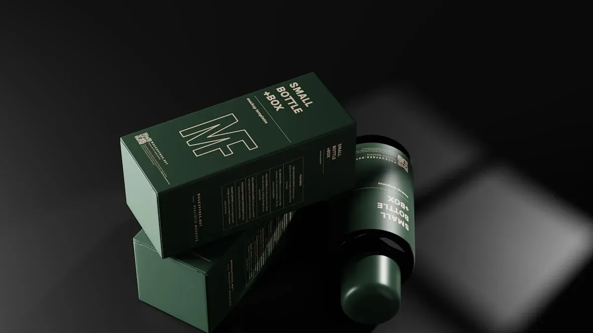 Artwork, design, and visual inspection of cosmetic packaging samples