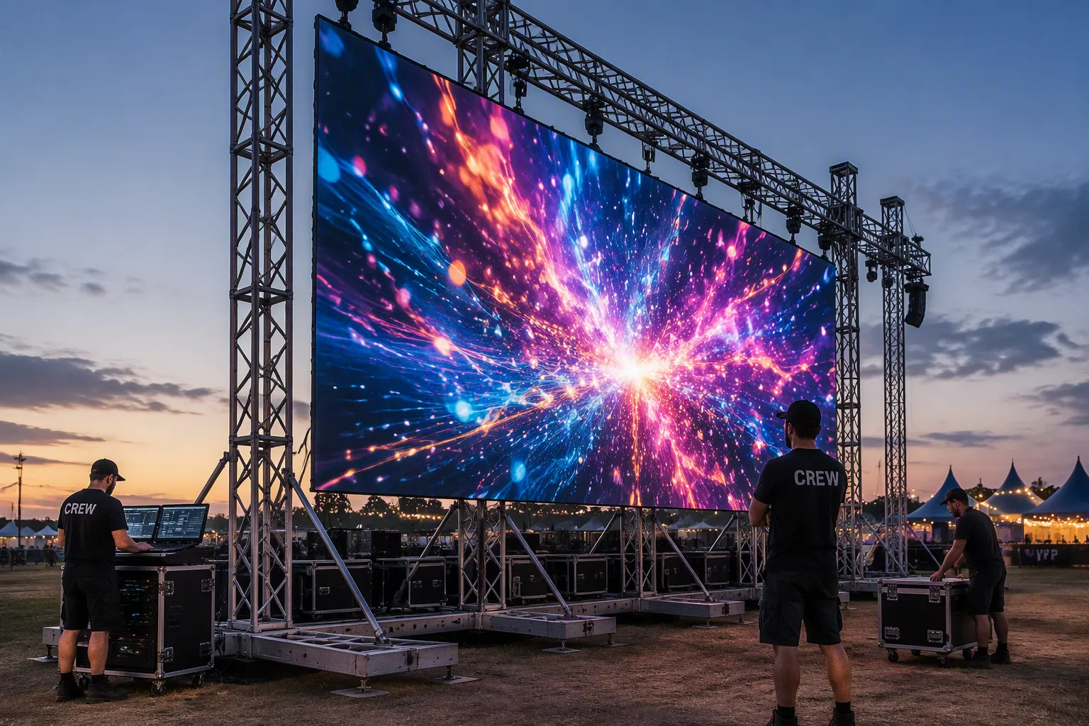 LED Wall Ground Support Systems: Complete Guide for Outdoor Events LED Wall Ground Support Systems: Complete Guide for Outdoor Events