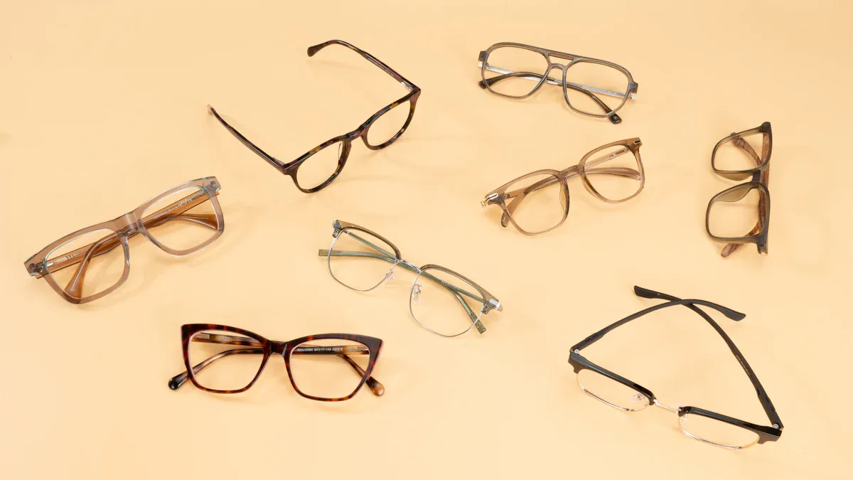 Eyeglasses manufacturing cost break-down of