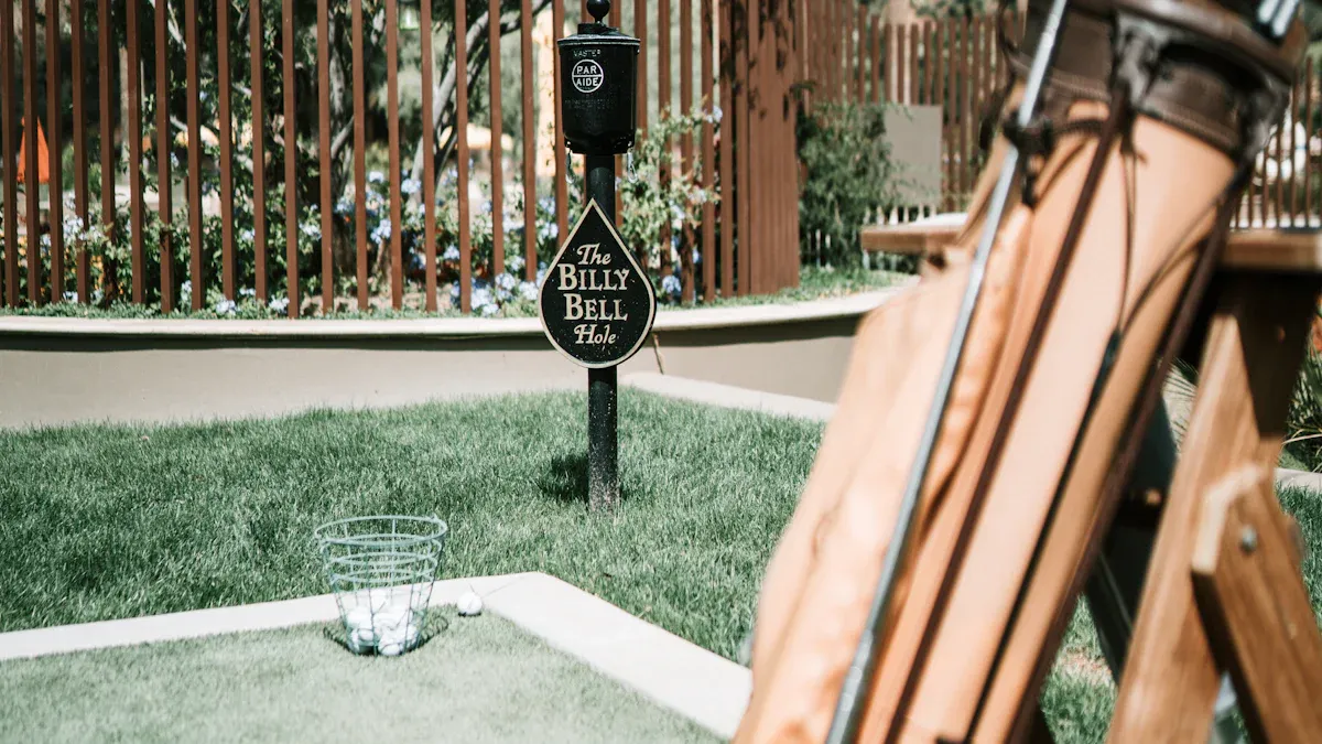 Backyard Putting Greens Setup