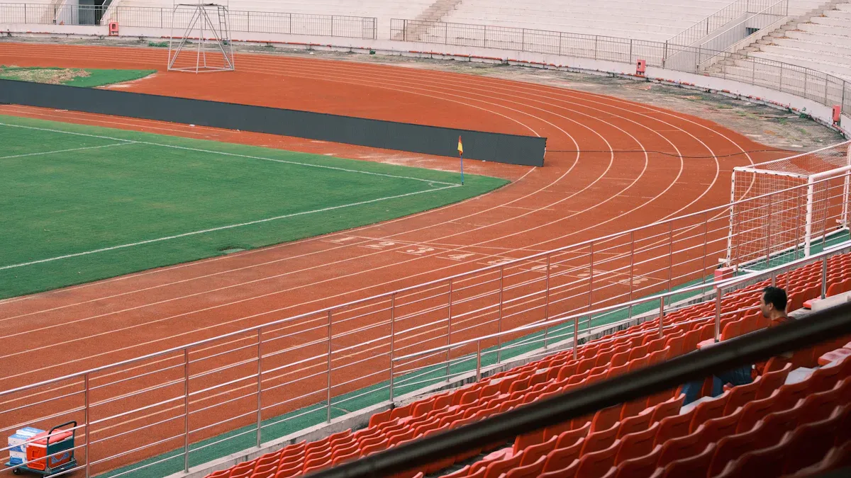 Costo de repavimentación de la pista de atletismo