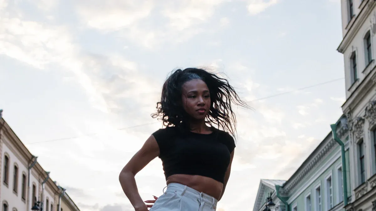 Styling low rise jeans