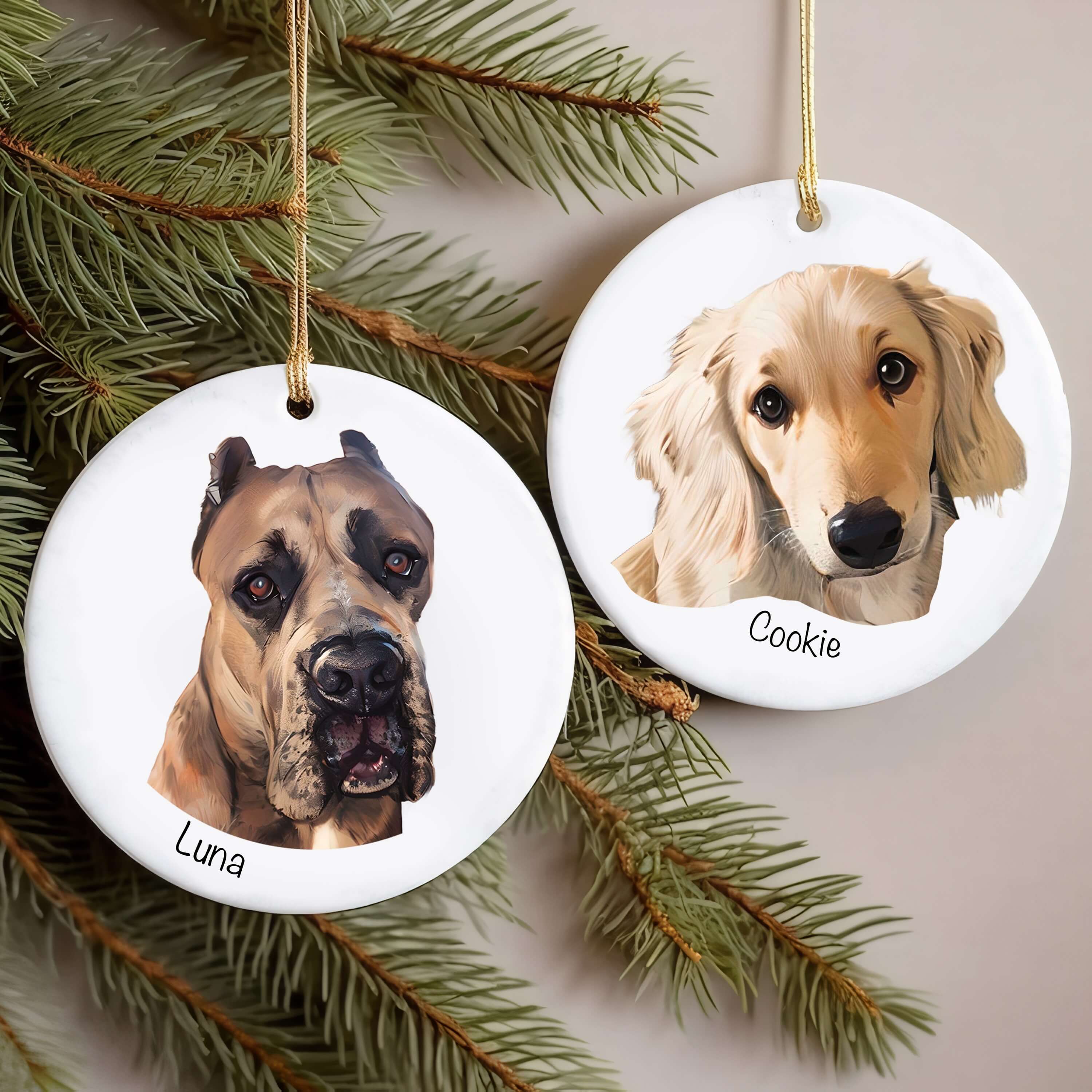 Personalizing Your Dog Memorial Ornament