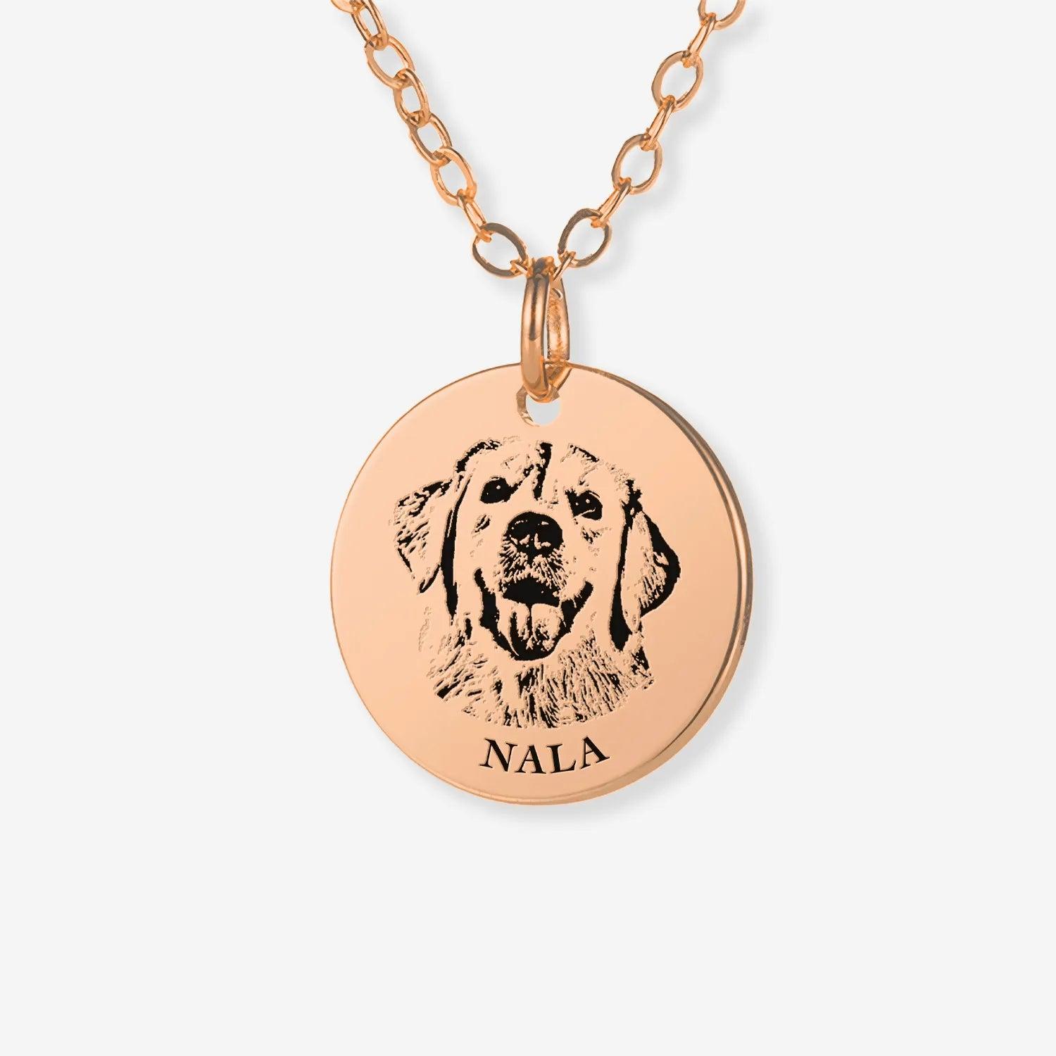 Pet Face Necklace by iPetprints