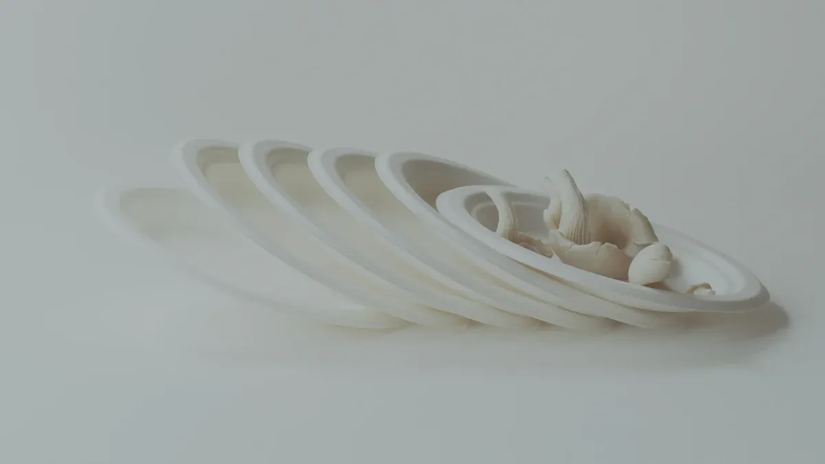 Ecolipak Compostable Sugarcane Plates