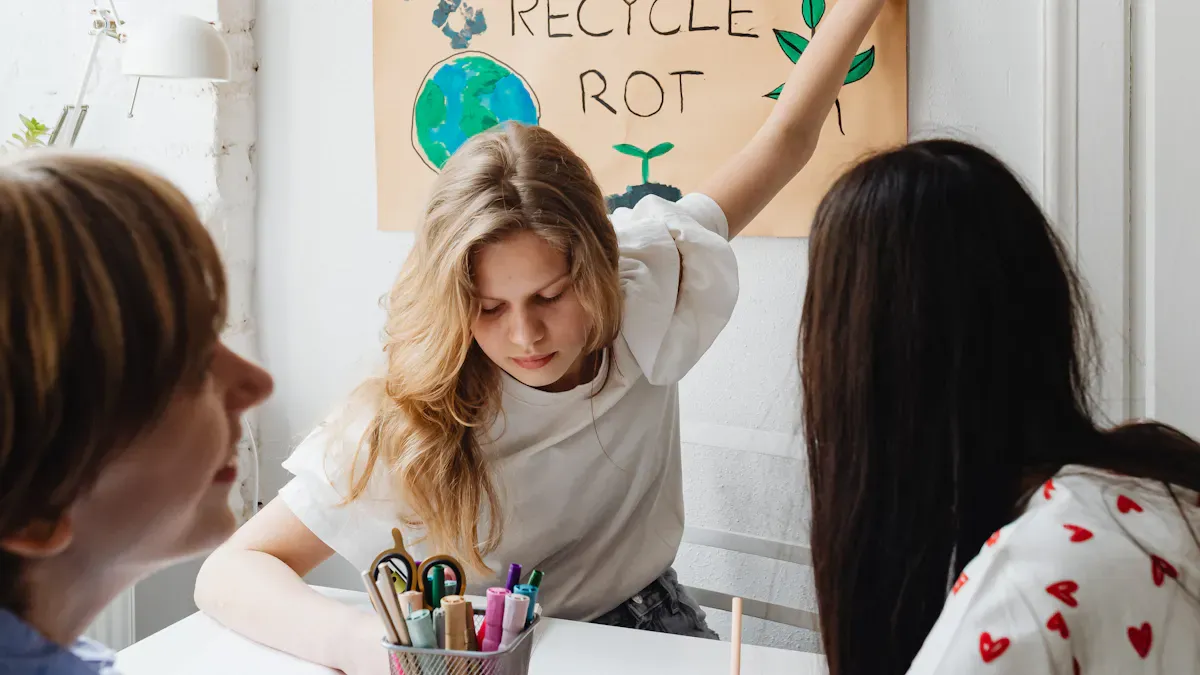 Involve Kids in Recycling Projects