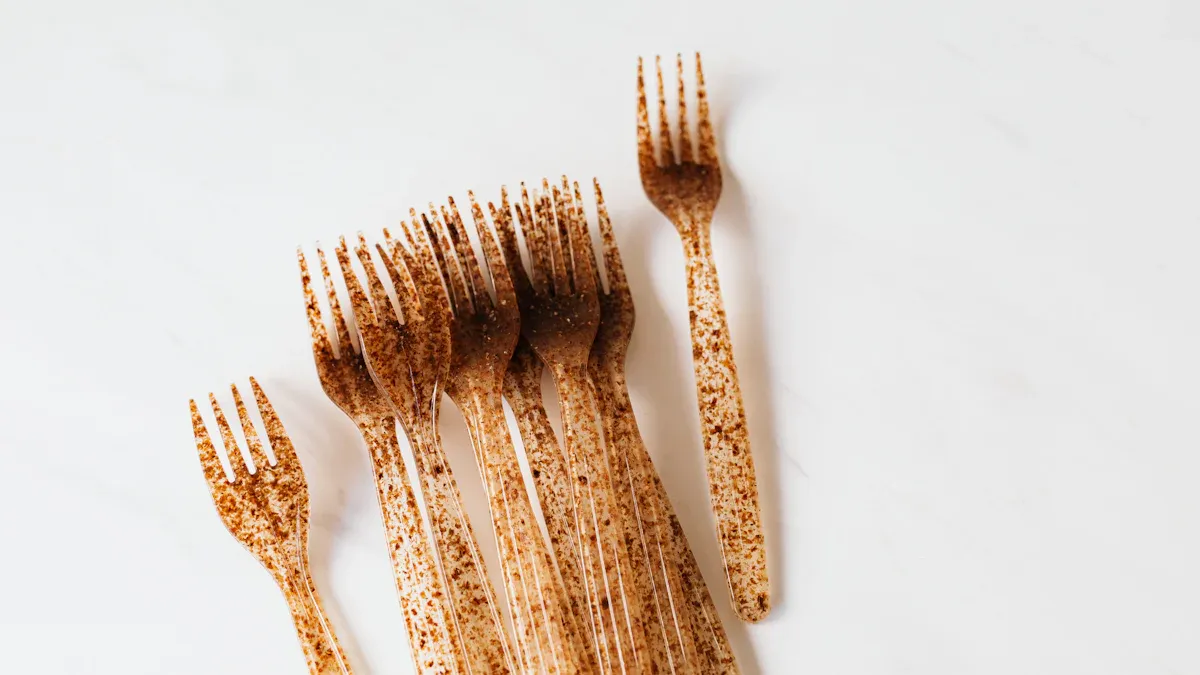 Eco-Friendly Bamboo Forks